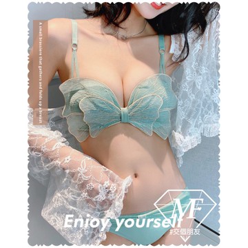 多件超殺優惠 M.F 小胸內衣  集中爆乳 台灣出貨 無鋼圈 內衣 蝴蝶結 蕾絲刺繡 輕薄透氣棉杯 小胸聚攏 A0021