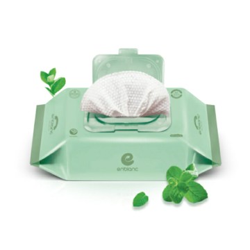 【ENBLANC】輕柔薄荷(72抽)-銀離子抗菌嬰兒溼紙巾(單包)★衛立兒生活館★