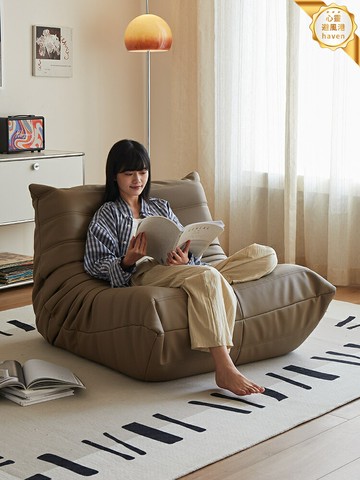 【可躺可睡】懶人沙發 毛毛蟲沙發 togo沙發 單人沙發 休閒椅 陽臺椅 臥室沙發 現代簡約設計 網紅ins風 客廳陽臺臥室適用