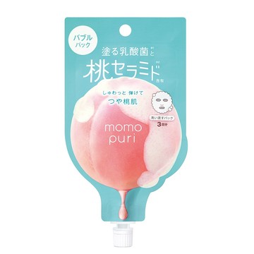 BCL彈潤蜜桃亮活泡泡面膜20g