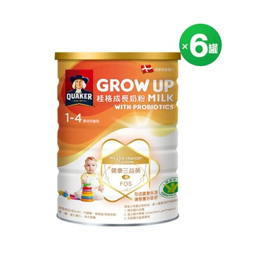 桂格 成長奶粉健康三益菌配方1500gX6罐(箱)