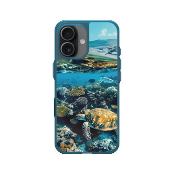 iPhone 17 Clear (相機按鈕) 夜幕藍 - Ocean Collection: Let's Sea 海洋系列：一路向海 - 海裡見！（大堡礁）