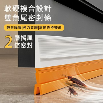 【蝦皮隔日到貨】 雙閘單面門擋 門縫 門縫條 門檔 門擋 門檔密封條 門縫密封條 門擋條 門縫擋 門窗隔音條 門