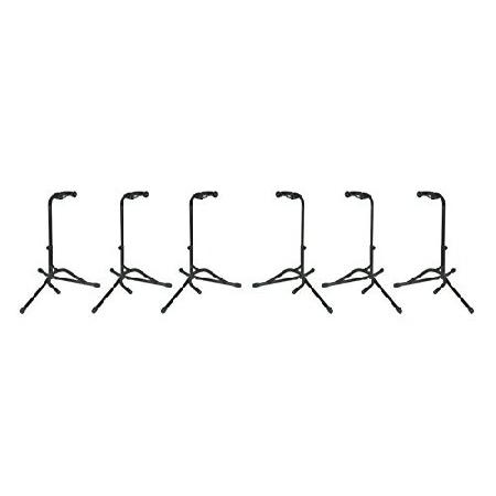 Musician's Gear Electric, Acoustic and Bass Guitar Stands (6-Pack)