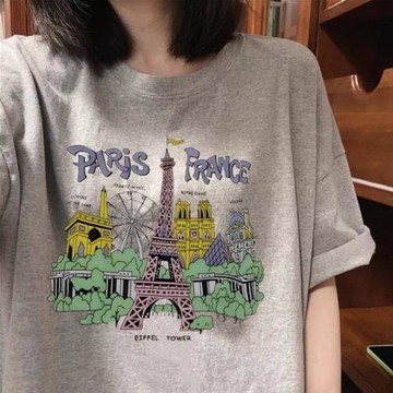 外貿撤回尾貨清倉撿漏~純棉潮牌 夏季短袖T恤男女士純棉半袖上衣