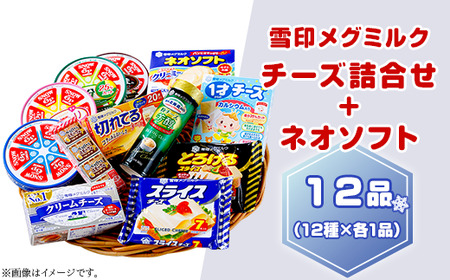 18-08雪印メグミルク・チーズ詰合せ ネオソフト（計12品）