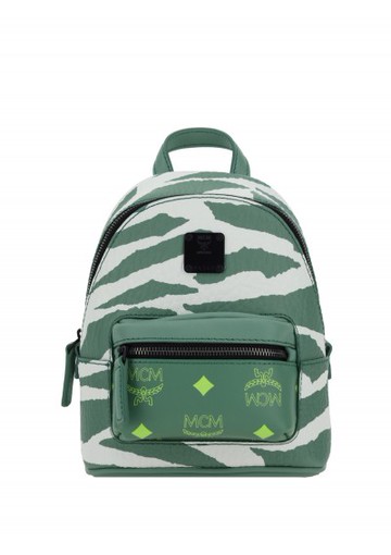 Mcm - Stark Mini Backpack - Womens - Green