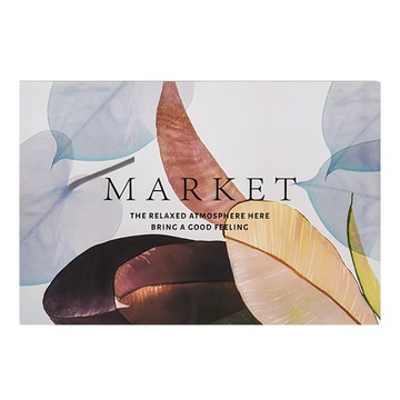 iINDOORS 防水隔熱餐桌墊 寧靜褐葉  45 x 30cm  1個