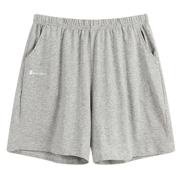 夏季爸爸短褲中年人男士寬松外穿五分褲棉質休閑褲頭沙灘運動褲衩