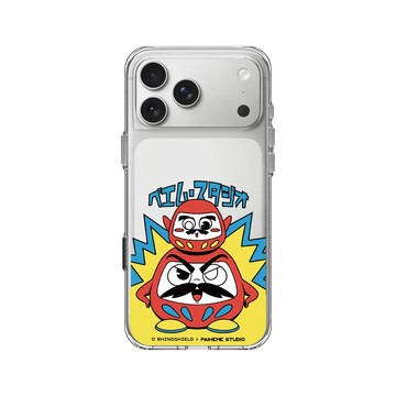 iPhone 17 Pro Max Clear Case（相機按鈕） 透明 - Paiheme Studio - Daruma Family
