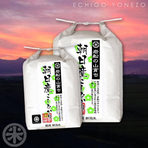 [新米 令和5年産] 岩船の山育ち 朝日産コシヒカリ 特選限定米 25kg (5kg×5袋) 新潟米 こしひかり お米 白米 送料無料 ギフト対応