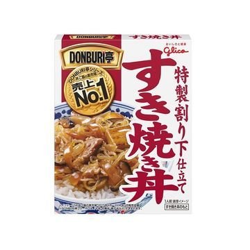 グリコ ＤＯＮＢＵＲＩ亭 すき焼き丼 170g x 10個