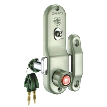 青葉牌鋁門鎖 HCS003b 647三代鋁門"平鎖"(無鈎)推拉門用 1000型 鎖管長52mm BT鑰匙