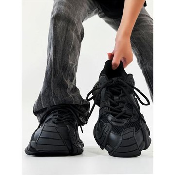 貓爪老爹鞋男小眾黑武士復古情侶登山鞋戶外大頭鞋八爪魚休閑鞋女