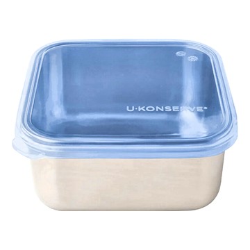 U Konserve 不鏽鋼保鮮盒/冷凍盒/儲存盒/便當盒 900ml  宇宙藍  1個