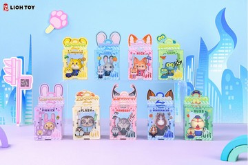 LIOH TOY 動物方城市 萌趣好朋友 迷你場景公仔組 盲盒套組(8入)