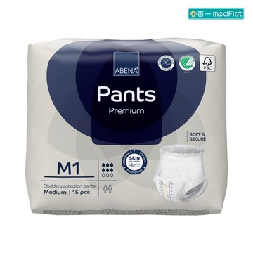 ABENA 雅保 成人復健褲 M1號 (15片/6包/箱)【杏一】