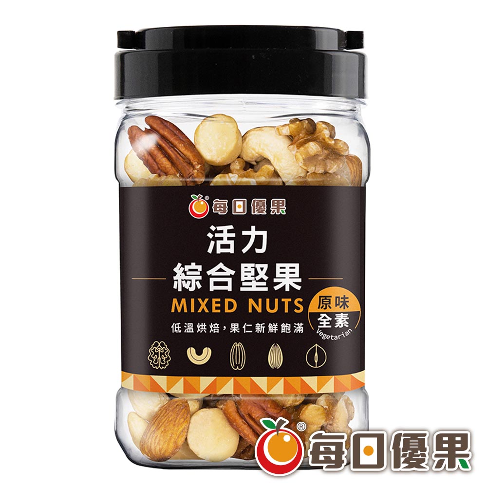 罐裝活力綜合堅果350G 每日優果