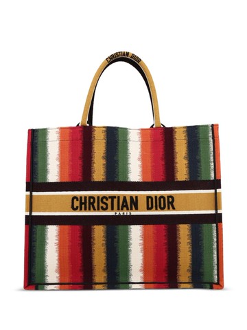 Christian Dior Pre-Owned - 2020s Dior Book Tote bag - women - Canvas - One Size - Yellow
