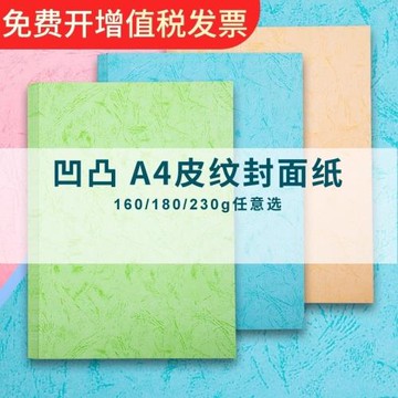 彩色皮紋卡紙A3皮紋紙凹凸平面學生diy手工畫畫封面紙空白彩卡紙