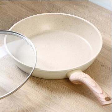 麥飯石平底鍋不粘鍋家用迷你煎鍋小號煎蛋千層皮烘焙燃煤氣灶專用