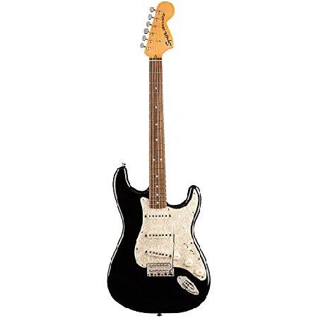 Squier by Fender エレキギター Classic Vibe '70s Stratocaster(R), Laurel Fingerboard, Black ソフトケース付き