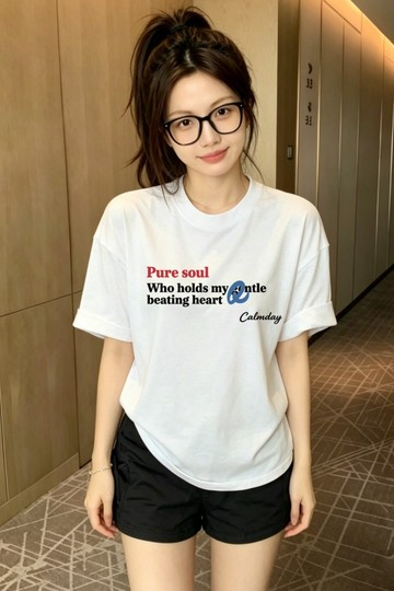 vibe美式街頭風女生上衣 慵懶風 男生短袖 oversize寬鬆 韓版短T 圓領半袖 新款小眾字母印花設計感上衣