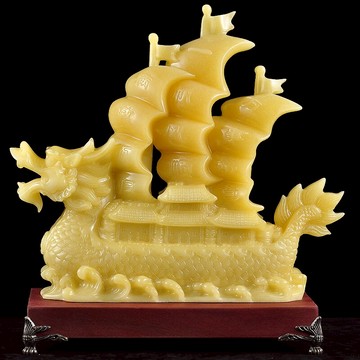 一帆風順帆船擺件模型家居工藝裝飾品電視酒柜臥室客廳辦公室擺設