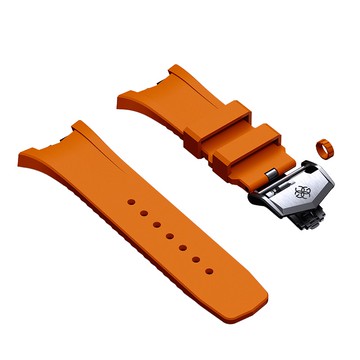 Apple Watch 45mm SPIII45-SO-TTG 鈦灰色錶扣 日落橘橡膠錶帶