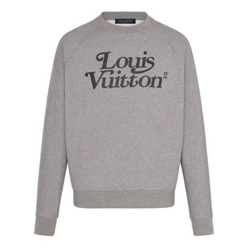 LOUIS VUITTON x Nigo Crossover Squared Casual Pullover Unisex Gray