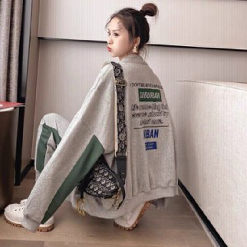 韓国ファッション セットアップ ジャージ 上下セット ロング丈 長袖 レトロ ゆったり 大人可愛い 秋冬 レディース 通販 Lineポイント最大1 0 Get Lineショッピング