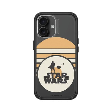 iPhone 16 Mod NX 黑 - Star Wars - The Mandalorian - 復古印刷