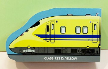 【震撼精品百貨】Shin Kan Sen 新幹線 三麗鷗新幹線造型便條本/筆記本-黃#35871 震撼日式精品百貨