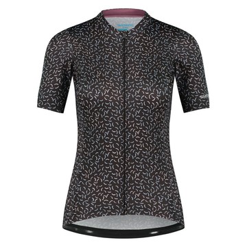 SHIMANO COLORE 女款短袖車衣 黑色