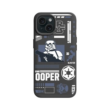 iPhone 15 SolidX 黑 - 迪士尼-星際大戰 Star Wars - 風暴兵-潮流系列