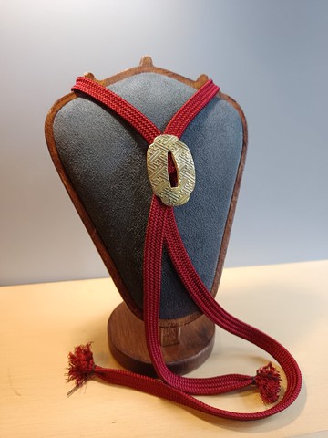 保羅領帶 波洛領帶 蝕刻紗綾形刀鐔領帶