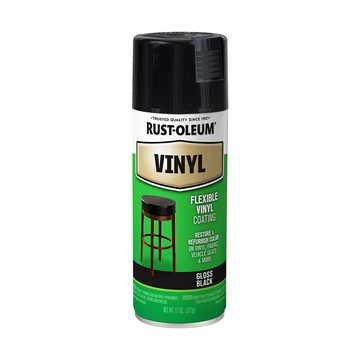 RUST-OLEUM 樂立恩 皮革修復噴漆 黑色 312g