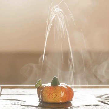 紫砂噴水茶寵小南瓜青蛙可養擺件個性茶玩茶道零配創意小號雕塑