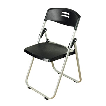 【LOGIS】時髦黑OA折合椅 折疊椅(單入) BK-CH白