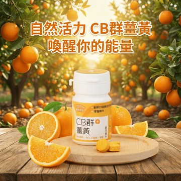 【現貨】松瑞 維他泡泡 CB群+薑黃 發泡含錠 14粒 (柑橘風味)
