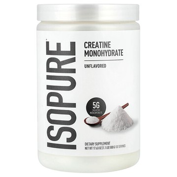 Isopure, 一水肌酸，原味，1.1 磅（500 克）