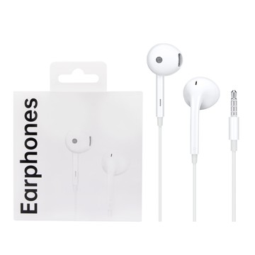 【OPPO】原廠 MH135 高品質半入耳式 3.5mm耳機 - 白色 (盒裝)