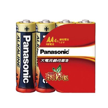 國際牌Panasonic大電流3號鹼性電池+30%電力/AA/4顆/LR6TTS/4S-R/組