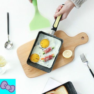 玉子燒煎鍋 煎蛋鍋 玉子燒鍋 不粘油無煙鍋 方形平底鍋 煎鍋 麥飯石煎鍋 電磁爐用