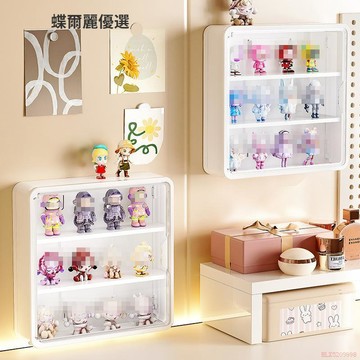 桃園出貨🍂盲盒收納展示架壁掛式網紅娃娃展示盒公仔防塵掛牆上手辦櫃娃娃櫃