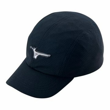 MIZUNO 美津濃 帽子 運動帽 棒球帽 遮陽帽 黑 J2TWD10109P