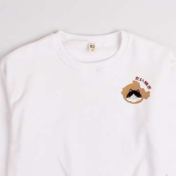 【斑貴妃】鯛魚貓  大學T/男T恤/女上衣/中性T/刷毛上衣