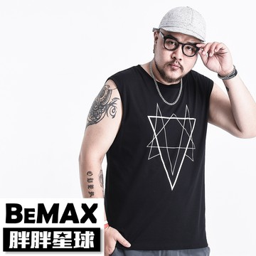 【胖胖星球】中大尺碼‧極簡線條寬版排汗背心 2XL~7XL‧加大【FS3102】