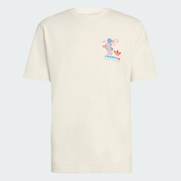 Adidas 愛迪達 Mascot Tee Fot KC3833 男女 T恤 休閒短袖 米 純棉 2026 世界盃