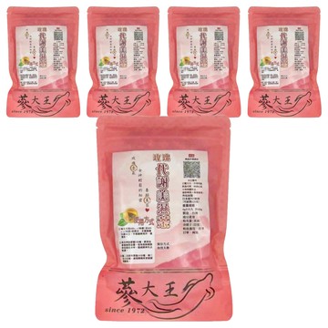 蔘大王 玫瑰代謝美濕茶包  6g  5袋
